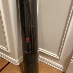 Peloton Reversible Yoga Workout Mat Black Red 5mm 71” X 26” 100% Natural Rubber