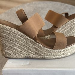 Brown Wedge Sandal 
