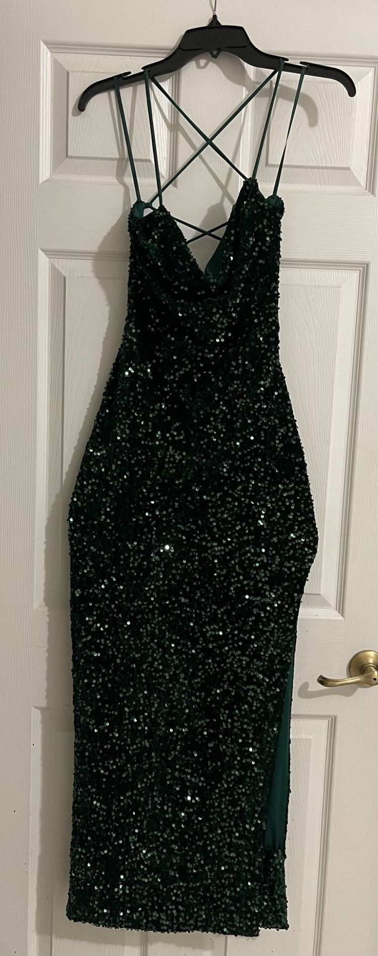 Green Party Dress