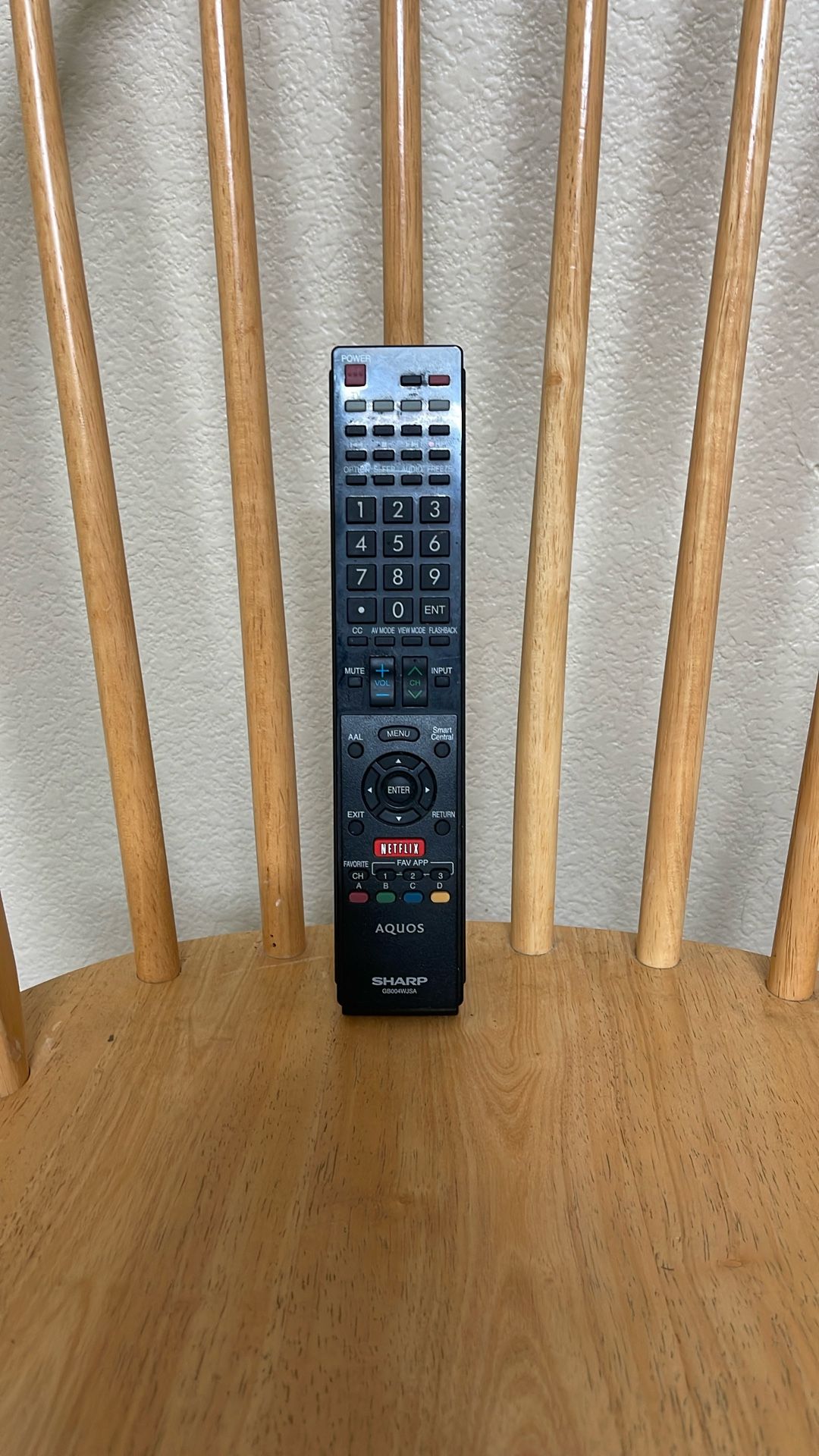 Sharp GB004WJSA Remote Control USED Black
