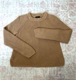 Quince Women's Ribbed Crewneck Sweater - Tan