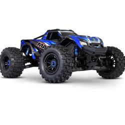 Traxxas Maxx 4S V2 Brushless Monster Truck w/ WideMaxx - Blue