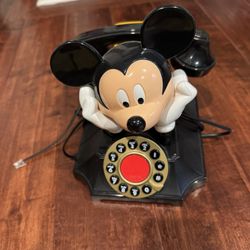 Vintage Micky Mouse Rotary Phone