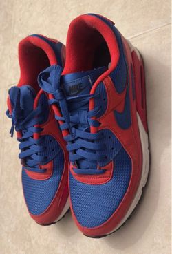 NIKE AIRMAX 90 - RED & BLUE