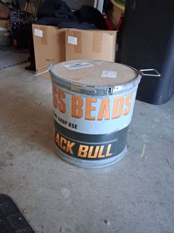 50lbs of No.80 grit abrasive glass beads