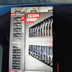 3/8 drive ball swivel socket set// Metric Ratchets  Set of 10 pc