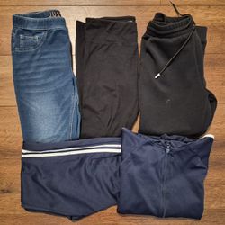 Girls sz 14 Pants Bundle 5 Items Jeans Leggings Joggers Set