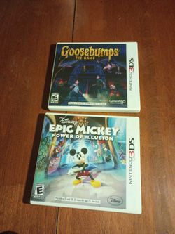 Nintendo 3DS games take both of them for $10 pick up in Glendale