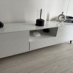 White TV Stand