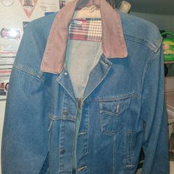 Vintage Marlboro Denim Jacket,size Large,unknown Stain The Inside, Nothing On The Outside, $45 Needs Dry Cleaning 