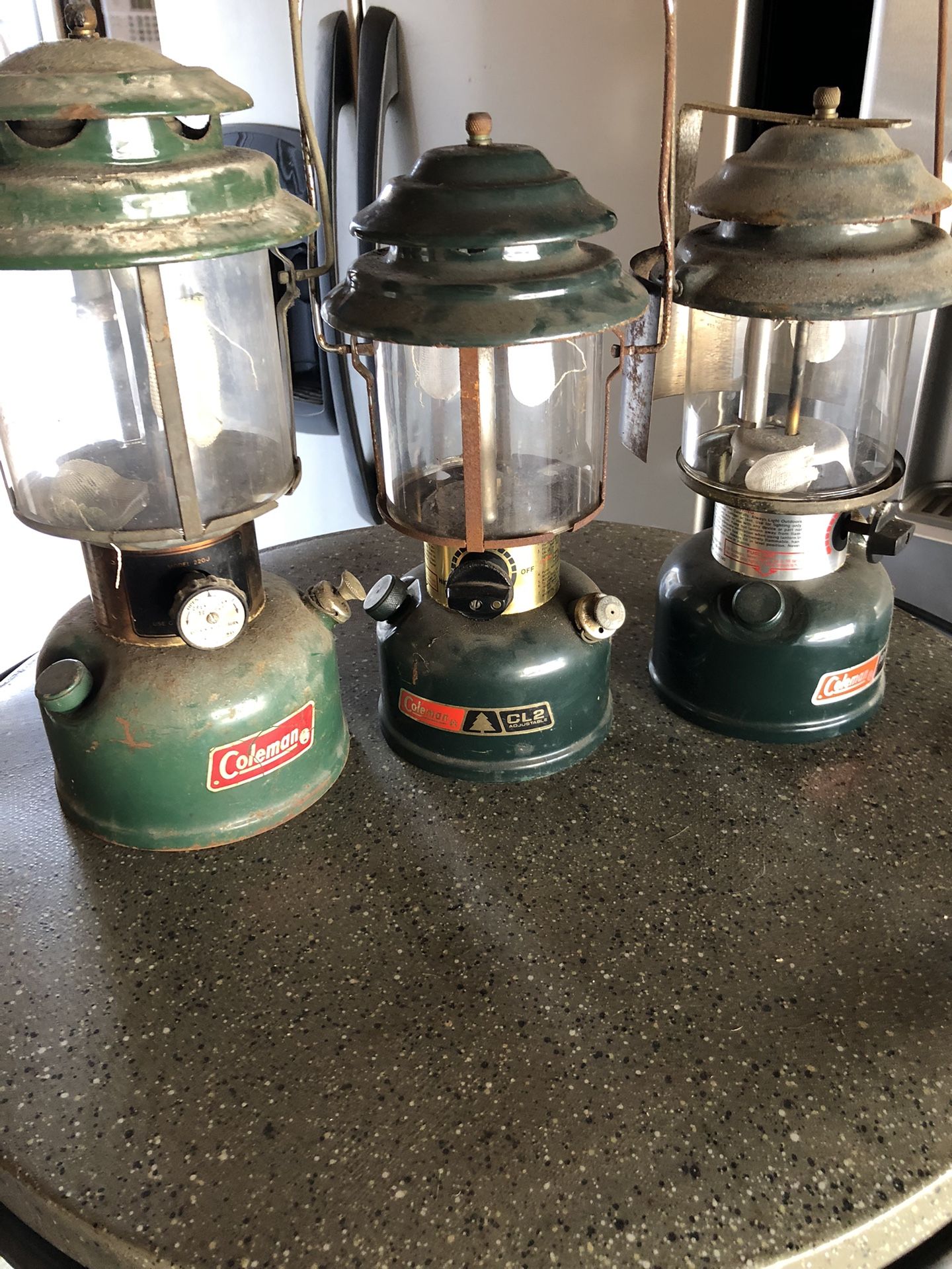 Vintage Green Colemans Outdoor