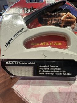 Light Tacker For Holiday Decorations