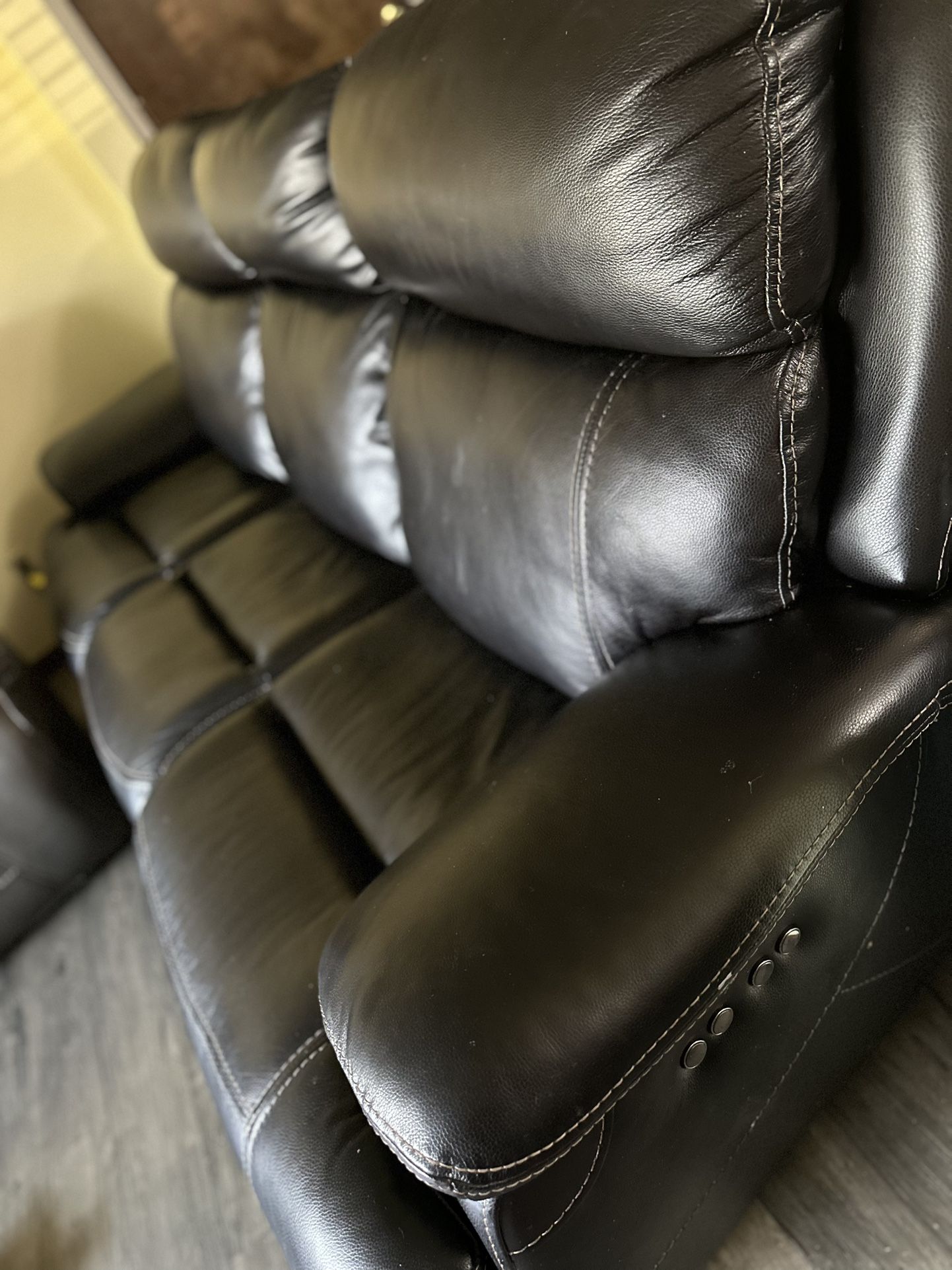 Sofas And Table With Four Chairs 