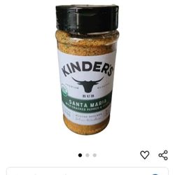 Kinders Santa Maria Bbq Seasoning Upcoming Grilling Season $6 Ea