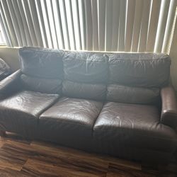 Leather Couch 
