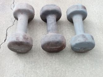 10 lb dumbbells $20 for all