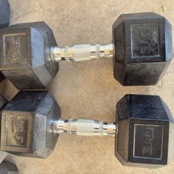 Mancuernas De 30 Libras $50 Por El Par