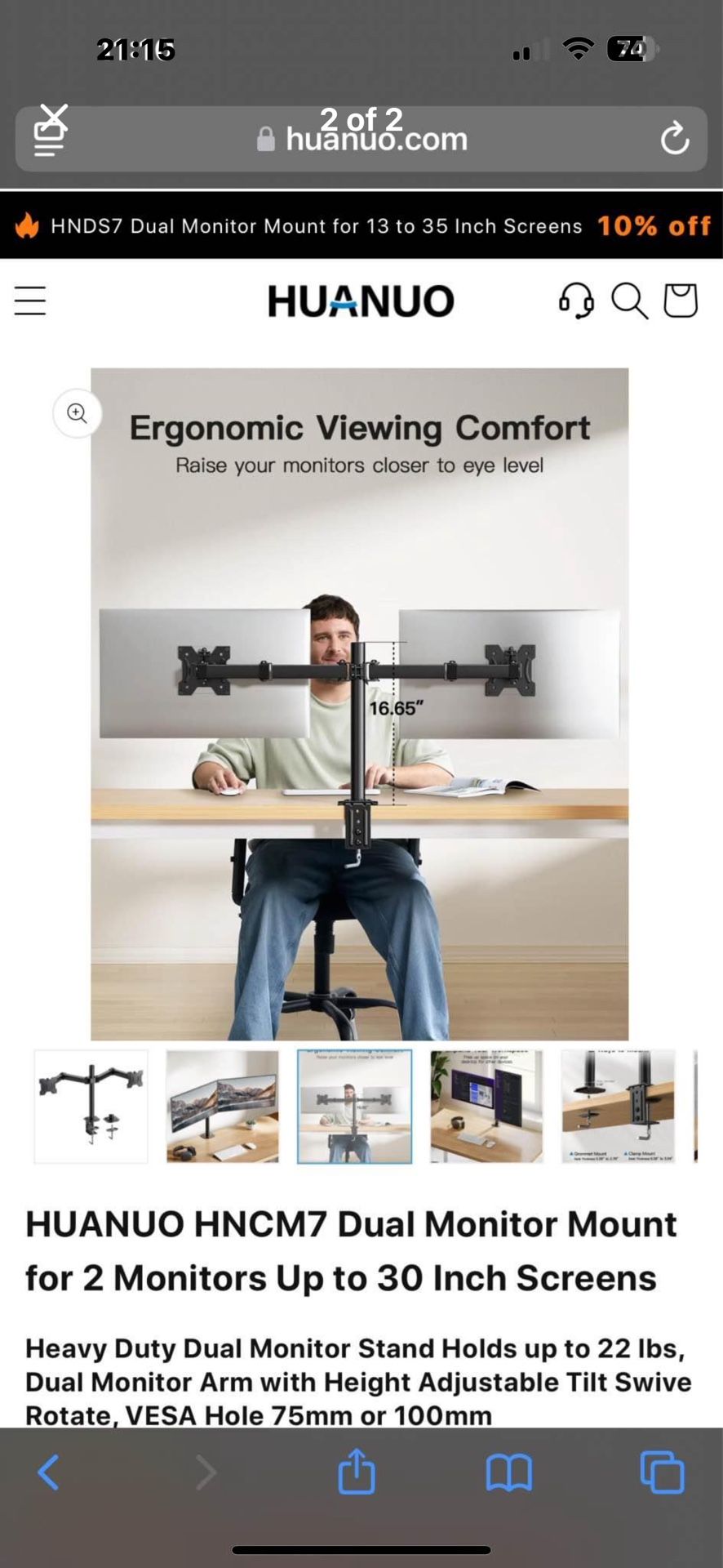 Dual Monitor Stand