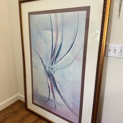 Abstract art in high quality picture frames