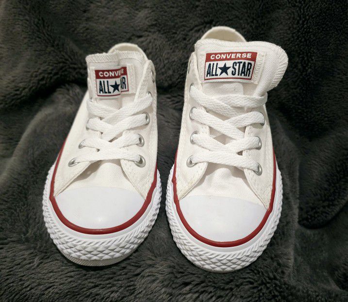 Youth Boys White Converse Shoes