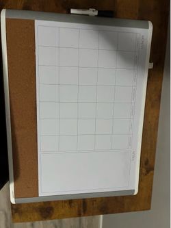 Whiteboard calendar