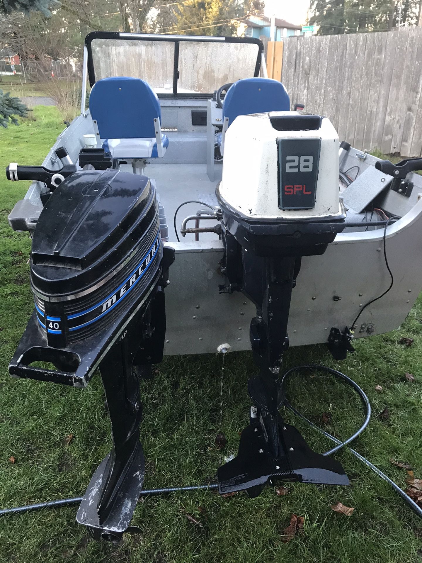 Selling 1991 Smoker Craft 15’ Alaskan w/ 2001 galvanized trailer for