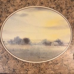 Vintage Original Joan Rothhammer Texas Painting 