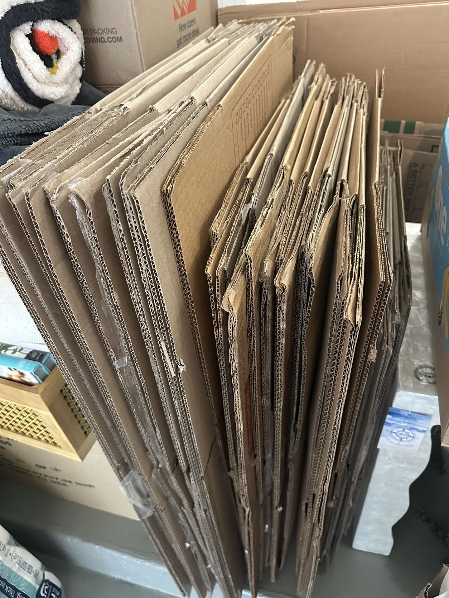 Moving boxes & Packing Paper $50