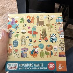 Puzzle plus Chutes and Ladders 