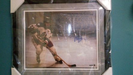 Steiner sports memorabilia hockey portrait.