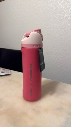Starbucks pink drink Owala collab