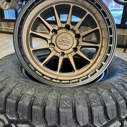 17x9 Lock Baja 6x139 -12 Matte Bronze With Matte Black Ring W(contact info removed)***We Finance***