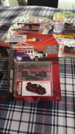 Majorette Ford Mustang GT Satin Red Deluxe Car 1:64