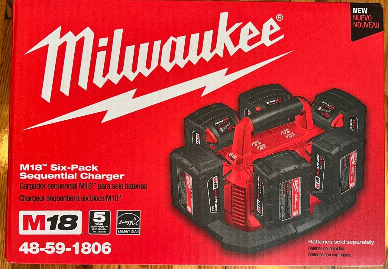 Six Way Milwaukee Charger