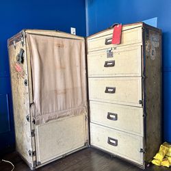 Antique 1920s Travel Trunk ( Luggage ) 