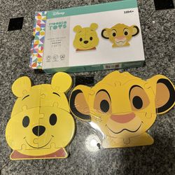 New Lion, King And Pooh Bear Wooden Puzzles