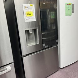 Refrigerator, 36” 3 Door French Door Fridge 