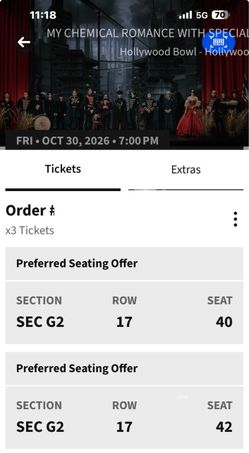 My chemical Romance tickets LA
