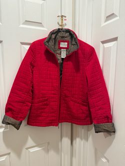 Woman’s Red Jacket