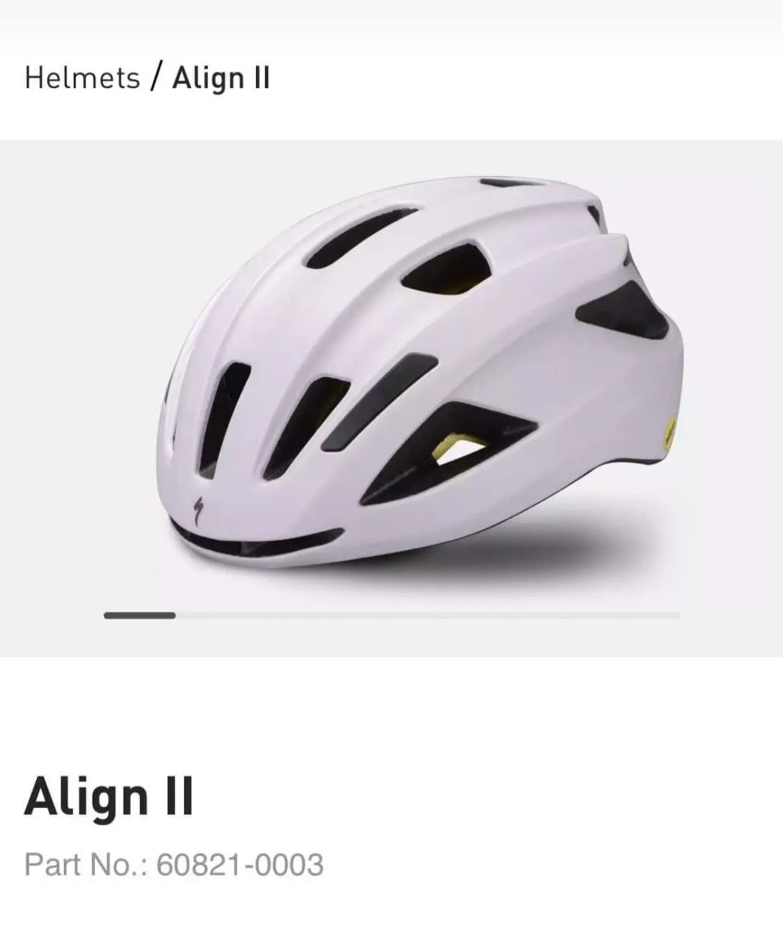 Specialized Align ll helmet 
