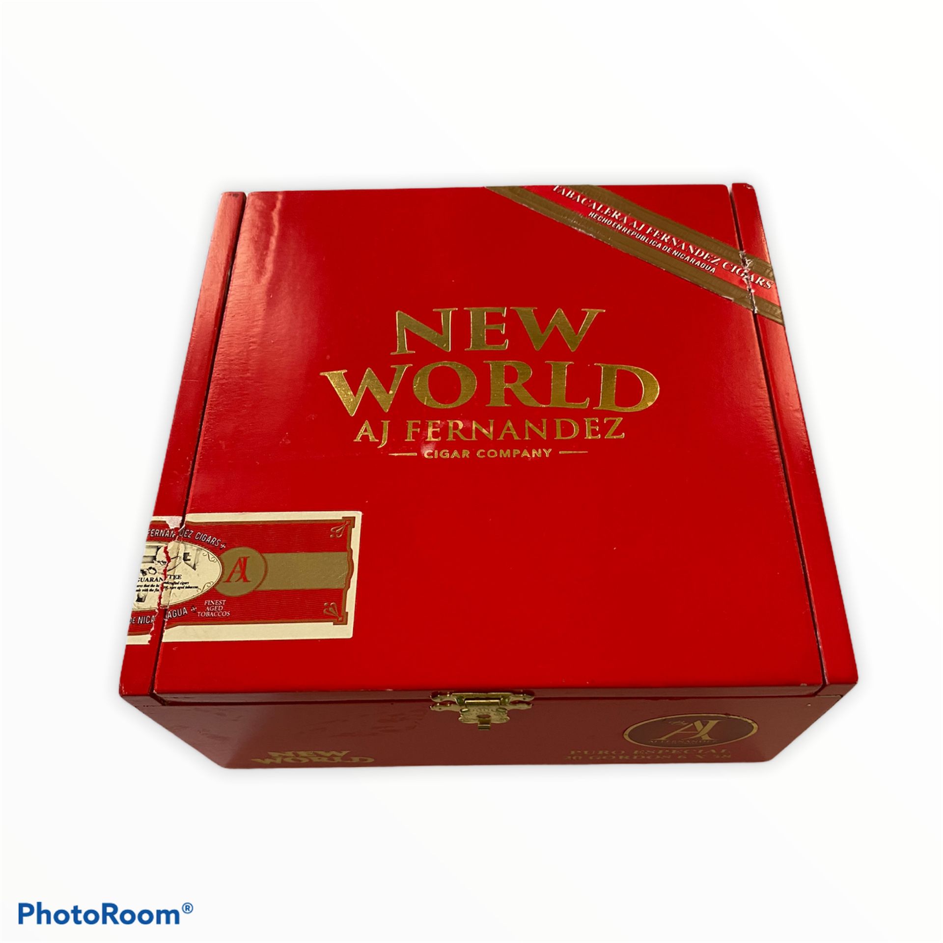 New World AJ Fernandez Cigar Company Box Red 