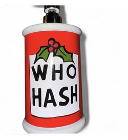 THE GRINCH * Who Hash Ceramic Soap Dispenser * 24 Oz. * NEW