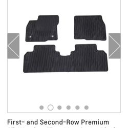 2020 Chevy Bolt EV Front/Rear All Weather Floormats