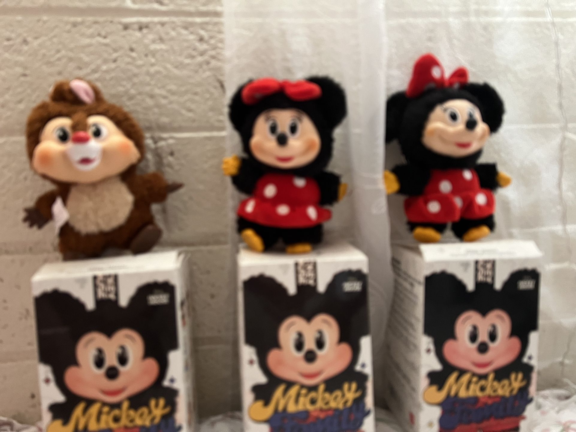 Fake Mickey Family Keychains