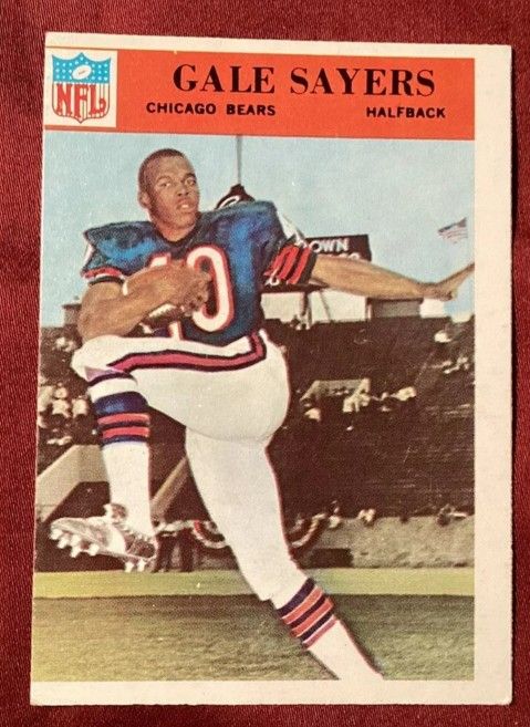 1966 PHILADELPHIA Chicago BEARS GALE SAYERS ROOKIE CARD