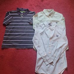 5 Boys Shirts Size 10-12