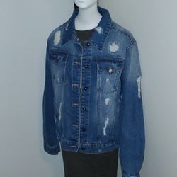 Women's Oversized Cotton Denim Jacket