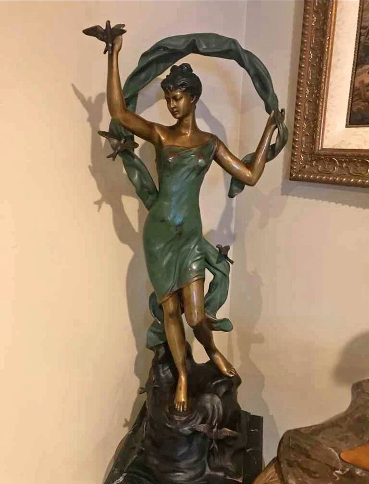 Bronze statue