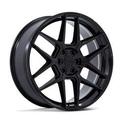 Niche Rise Gloss Black Wheels Rims