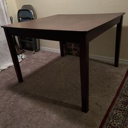 Wood Card Table